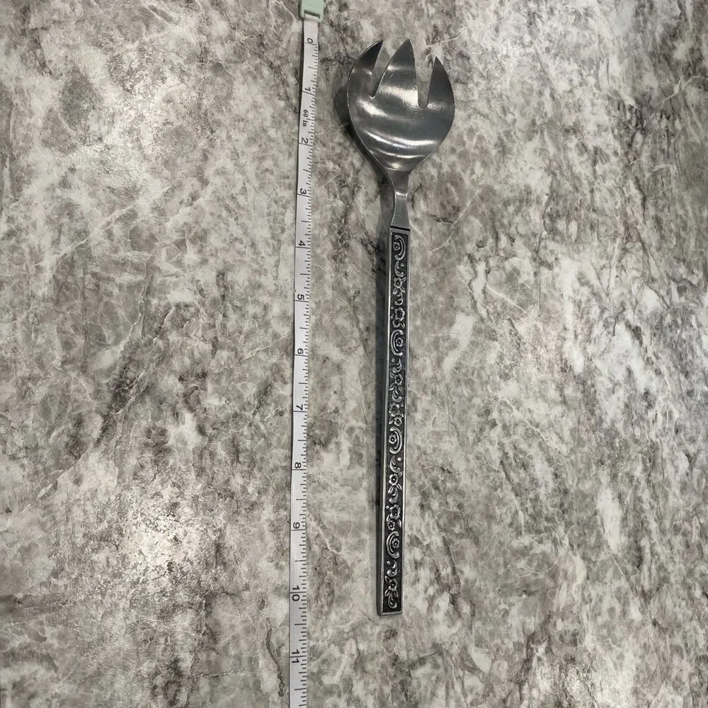 Oneida MEDITERRANEA Oversized Serving Salad Fork 11